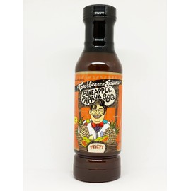 Torchbearer Sauces Pineapple Papaya BBQ, 12 Fl Oz - Heat level: 2 Mild - All Natural, Extract-Free, No Artificial Flavors, Made in USA