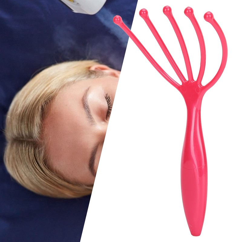 Handheld Head SPA Massager, Claw Stress Relief Acupoint Stimulation Portable