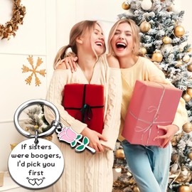 Christmas Gifts for Women Sisters, Stocking Stuffers for Sisters, Funny Best Friend Keychain, Sister Birthday Gifts, Sisters Gifts from Sister, Big Sister Gifts for Girls, Friendship Gifts for Women