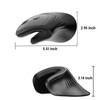 Sunffice Wireless Vertical Mouse, Ergonomic Vertical Wireless Mouse Large Size,