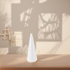 Yardwe White Foam Cone for Crafts:Polystyrene Cone 30cm Styrofoam Christmas