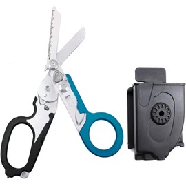 Elegital Trauma Shears, Emergency Response Shears, Stainless Steel Multi-Function Scissors for Outdoor Camping Rescue