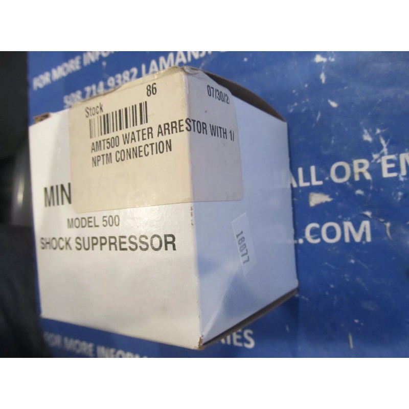 Amtrol 1/2"npt Water Hammer Arrest Shock Suppressor 22 psi AMT500