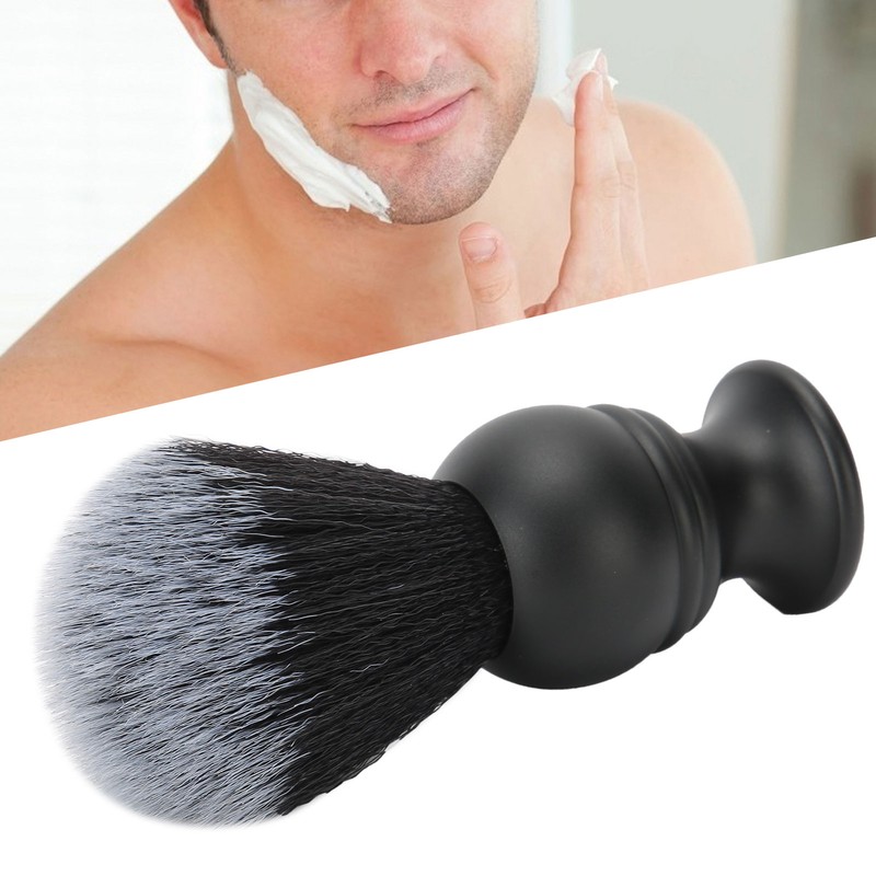 Shaving Brush Nylon Soft Hair Shaving Shave Brush with Metal