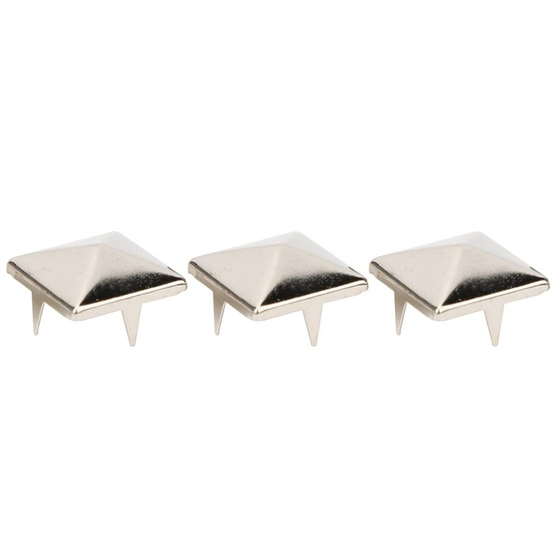 100 Pieces Pyramid Studs 4 Jaw Rivets for Punk Crafts