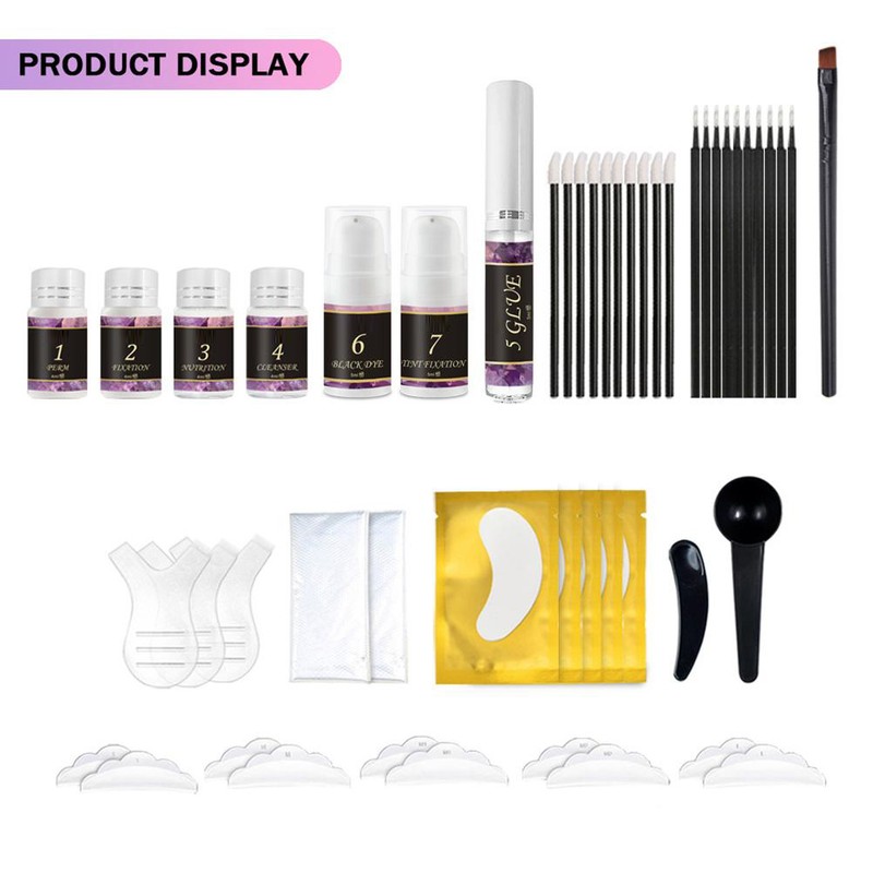 Eyelash and Brow Lift and Tint Kit Eyelash Lamination Starter