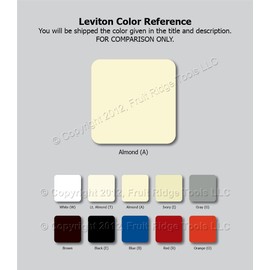 1g Deco Wall Plate Almond