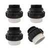 4 Pack 2 Inch Hi Temp Unions, 2" MIP x