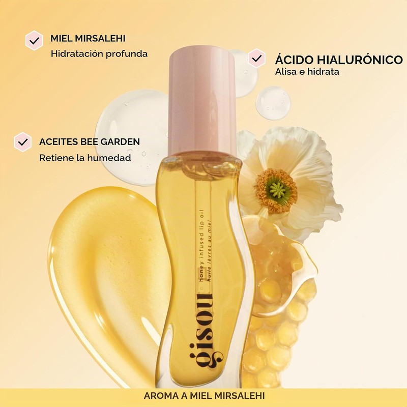 Honey infused Lip Oil (Honey gold, Pequeño)
