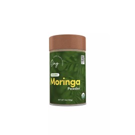 OMG Superfoods Organic Moringa Powder 100% Pure USDA Certified Leaf – 7Oz