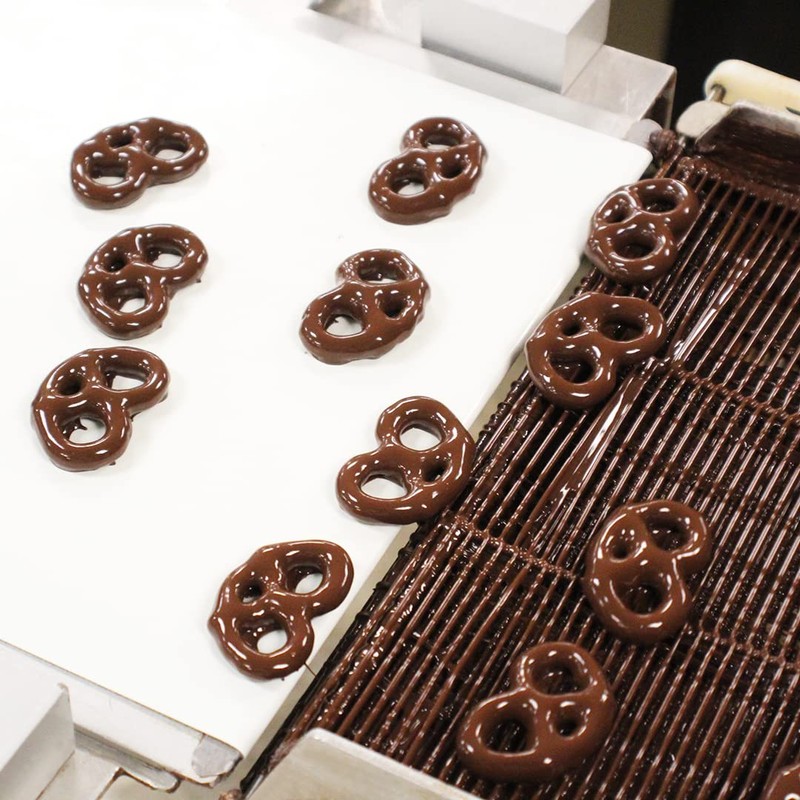 Vermont Nut Free Chocolates Covered Mini Twist Pretzels (Dark Chocolate)