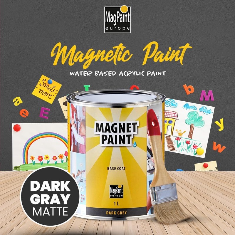 MagPaint 0.5L Magnet Paint - Grey
