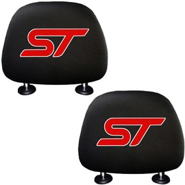 YAyahenhao 2Pack Universal Car Seat Headrest Covers fit for Focus Fiesta Explorer Edge ST, Soft Seat Headrest Cover Replacement, for Most Cars, Trucks, SUVs