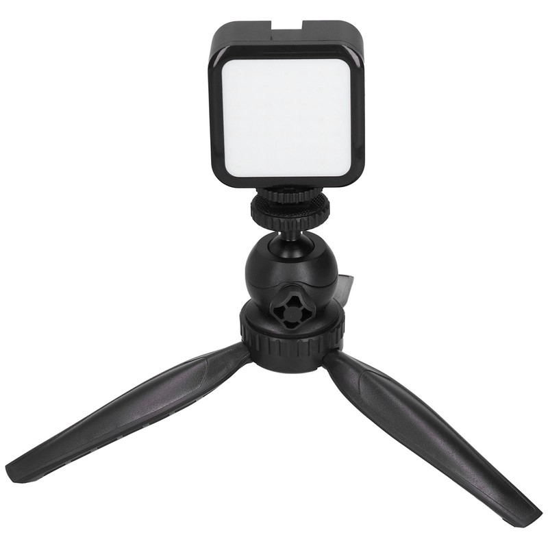 Portable Phone Microphone Vlogging Equipment Microphone Kit with LED Light