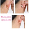 Earring Lifters, 3 Pairs Adjustable Hypoallergenic Earring Backs for Droopy