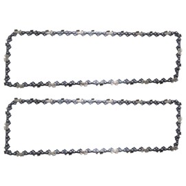 JUUDDENPARTS 2Pcs 16" 40cm Chainsaw Saw Chains, 3/8" LP Pitch 0.043" Gauge 57 Drive Links, Replacement for Bosch AKE40 AKE40S AKE40-17S AKE40-18S AKE40-19S