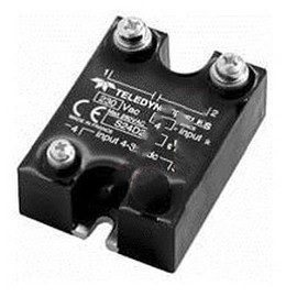 Teledyne Relays S48A50-22/R Relay; SSR; Control; Cur-Rtg 75A; Ctrl-V 24AC; Vol-Rtg 520V; Screw; UL; S Series