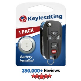 KeylessKing* Remote Key Fob for 2008 2009 2010 2011 2012 2013 2014 2015 2016 Buick Enclave