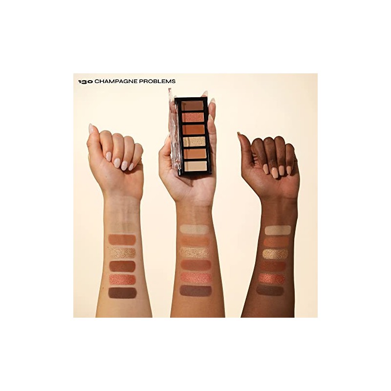 Milani, Paleta de sombras Gilded Mini Champagne Problems, 6 tonos