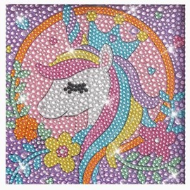 1pc Unicorn Series 5D Diamond Painting, Gem and Diamond Art, Living Room Decorative Painting, Shiny Full Rhinestone Diamond Painting Kit, Artificial Diamond Sticker with Accessories Kit