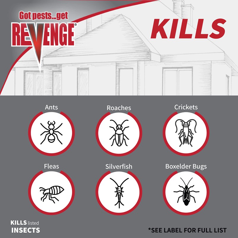 REVENGE Ant Killer Dust, 1 lb. Ready-to-Use Long Lasting and
