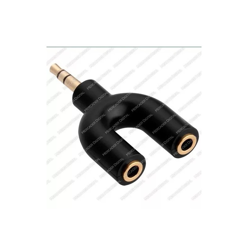 Mercader Digital Paquete De 10 Divisor Audio Splitter Jack 3.5mm