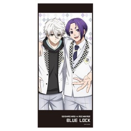 Blue Rock Anime Character Large Towel A with Can Badge [Nagi & ReiO]