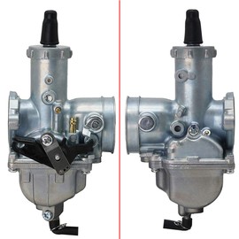 VM26 30mm Carb Carburetor with Air Filter Compatible with Motorcycle PZ30 200cc 250cc Hawk Go-kart Taotao SunL JCL JetMoto Kazuma Baja Quad ATV Dirt CRF KLX TTR XR Pit Dirt Bike Motocross