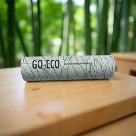 GO-ECO Natural Bamboo Toothbrushes, Pack of 6, Biodegradable