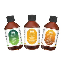 Gusteau's - Bakery Emulsion Combo Pack, (Pistachio, Butter Vanilla, Prince Toffee), 4 oz each, Alcohol Free, Sugar Free, Kosher