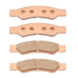 M MATI 2 Pairs Front Rear Sintered Brake Pads for Can Am Maverick R MAX 2025 Maverick R 2024-2025 703501226 703501223 Heavy-duty Brake Pad Replacement