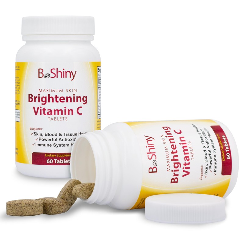Vitamin C 1000mg Maximum Skin Brightening with Rose HIPS and