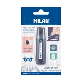 MILAN Blister correction tape, cylindrical, 5 mm x 6 m, series 1918