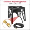 ZODIRISE 12 Ft RV Quick Connect Propane Adapter Hose for