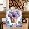 ANATTASOUL Table Runner Hydrangea and Basket 13"x72" Table Decorations, Durable