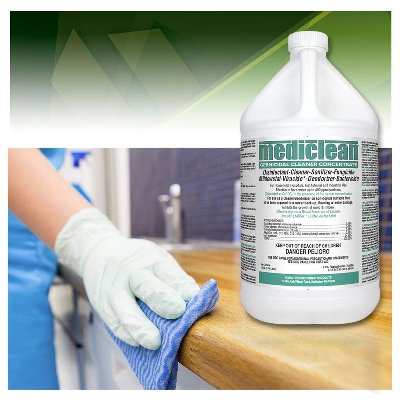 Prorestore 221591909 Mediclean Germicidal Cleaner Concentrate, Disinfectant, Sanitizer, Inhibits Mold