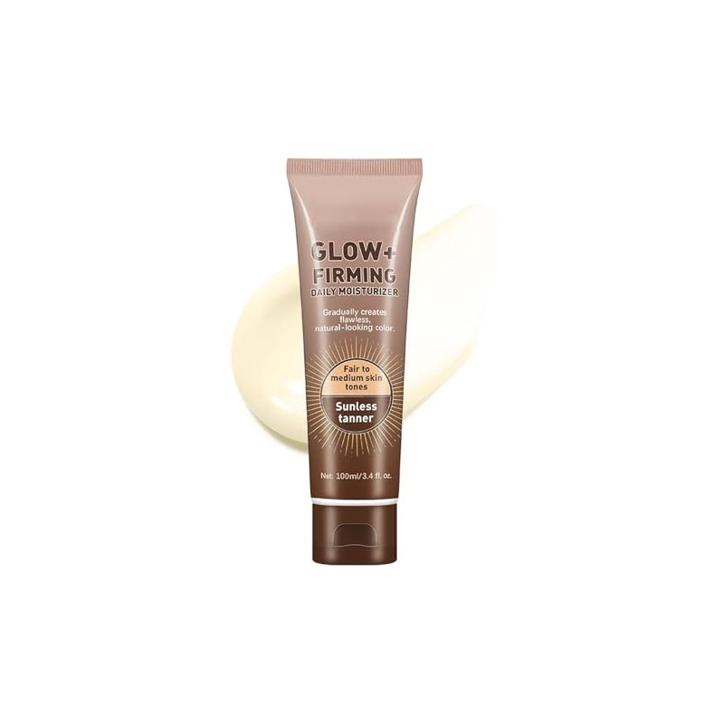 Self Tanning Body Lotion, Gradual Bronze Glow, Firming Day Moisturizer