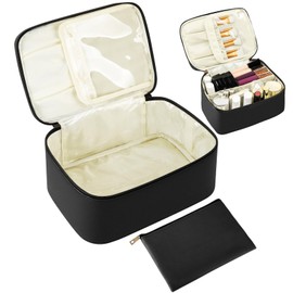 Women's Cosmetic Bag Black, black, 1