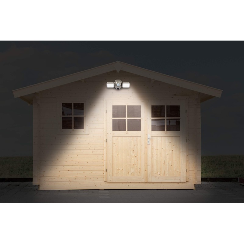 LIGHT IT! by Fulcrum, 35001-101 LED Security Light, Silver, Single