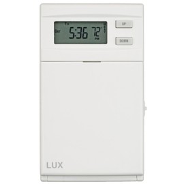 Lux ELV4 Line Voltage Programmable 5-2 Day Thermostat; 1 Heat, Line Voltage Only
