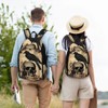 FYCFSLMY Edgar Allan Poe The Raven Skull Backpack with Adjustable