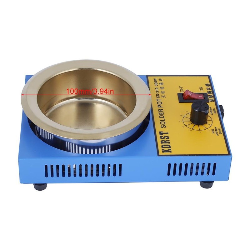 Solder Pot 300W 100mm Soldering Melting Pot Soldering Desoldering Bath