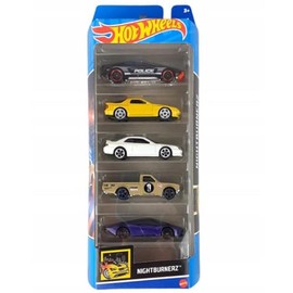 HotWheels Nightburnerz HFV93 - Paquete de 5