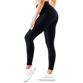 Regina&Angle Yoga Leggings for Women,High Waist Tummy Control,High-Elastic,No-Restraint Outerwear Sports Leggings (US, Alpha, Large, X-Large, Regular, Regular, Black)