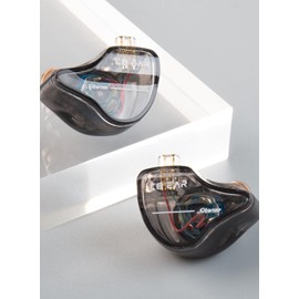 keephifi KBEAR Storm in Ear Monitor Headphones for Singers Musicians, Audiophile, 10mm Strong Magnetic Dynamic Driver Wired Earbuds in Ear Earphone IEM with Detachable OFC Cable (Black No Mic)