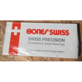 Powell Peralta BONES SWISS Skateboard Bearings 16-Pack w/Speed Cream Lubricant Brand New