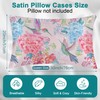 1Pack Satin Pillow Case, Satin Pillowcase, Both Sides Printing Pillowcase