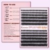 Kiromiro Fluffy Lash Clusters Volume 8-20mm DIY Individual Lash Extensions
