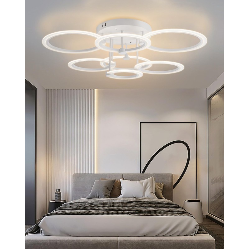 SEABLE Modern LED Ceiling Light Dimmable Ceiling Light Fixtures with