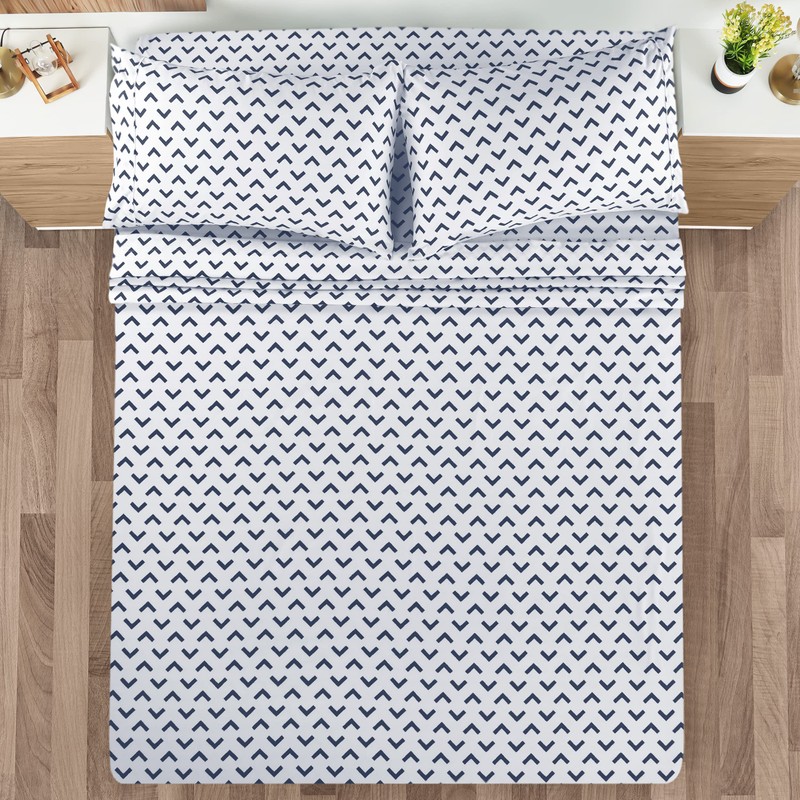 Utopia Bedding Queen Sheet Set, Soft Microfiber 4 Piece Bed